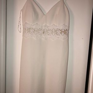 White formal dress